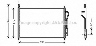 AVA QUALITY COOLING fd5268 -  Конденсатор, кондиционер